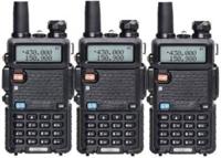 PICSTAR UV-5R Dual Band VHF/UHF136-174 MHz & 400-520 MHz Handheld Two-Way Radio WT215 Walkie Talkie(Black)