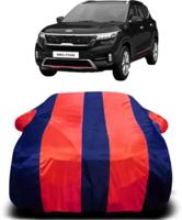 Car Cover For Kia Seltos (With Mirror Pockets) Dust Proof - Water Resistant Car Body Cover Red/BLue