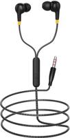 Gizmore ME318 Earphones for Rich Bass and Noise Reduction Wired Headset(Black  In the Ear)