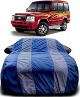 Car Cover For Tata Sumo(With Mirror Pockets) Dust Proof - Water Resistant Car Body Cover Blue/Grey