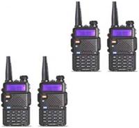 PICSTAR UV-5R Dual Band VHF/UHF136-174 MHz 400-520 MHz Long Range Two-Way Radio WT198 Walkie Talkie(Black)