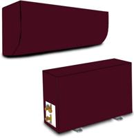 JM Homefurnishings Air Conditioner  Cover(Width: 101 cm  Maroon)