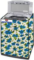 Delideal Top Loading Washing Machine  Cover(Width: 53 cm  White  Blue)