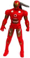Hifi Fullkart Action Figure Toy Doll with LED Light for Children Kids Ages 3 | Legends Avengers Super Hero Adventures Movable Iron Man(Multicolor)