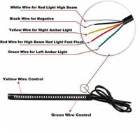 Caspion Flexible Led Strip Brake Light With Turn Signal Indicators Brake Light  Tail Light  Indicator Light Motorbike LED (12 V  10 W)(Universal For Bike  Pack of 1)