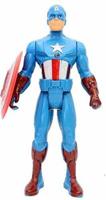 Hifi Fullkart Action Figure Toy with LED Light for Children Kids Ages 3 | Legends Avengers Super Hero Adventures Movable Captain America(Multicolor)
