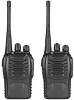 PICSTAR (2 Pcs) UHF 400-470 MHz 16CH Handheld Radio 2-Way Radio Long Range WT076 Walkie Talkie(Black)