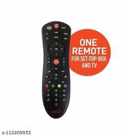 DreamPalace India Remote Control   Compatible With Dish Tv Set Top Box Remote Controller (With Recording and TV Function) DISH TV Remote Controller  (Black)