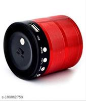 Crowncell Mini Bluetooth Speaker (RED) pack of 1 WS-887