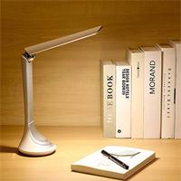 Hifi OPPLE 5W Led Desk Lamp, Flicker Table Lamp, Study Lamps, Rechargeable & Long Battery Backup, 3 Levels Brightness Mode, Touch Control (White, Pack of 1, Polycarbonate)