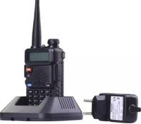 PICSTAR (1 Pcs) UV-5R Dual Band VHF/UHF136-174 MHz & 400-520 MHz WT224 Walkie Talkie(Black)