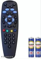 DreamPalace India FREE BATTERY WITH TATASKY COMPATIBLE REMOTE TATA SKY Remote Controller  (Black)