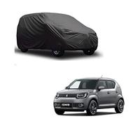 Dust Proof Water Cum Tear Resistant Car Body Cover For Maruti Suzuki Ignis Grey-Color 2 By 2 Y5